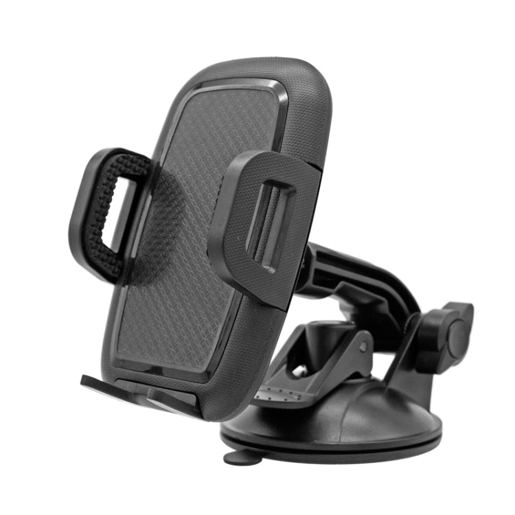 360-Degree Swivelling Car Phone Holder for 4-6.3 Inch Devices - Suction Style Windscreen/Dashboard Bracket