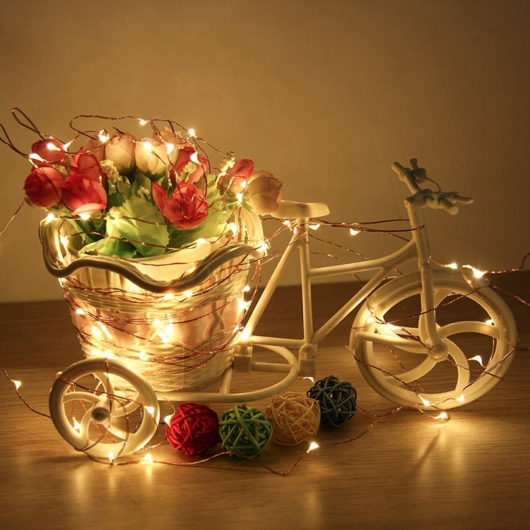 20m 200LED Solar Outdoor Waterproof Silver Wire Light String Christmas New Year Garden Decoration Garland Lights