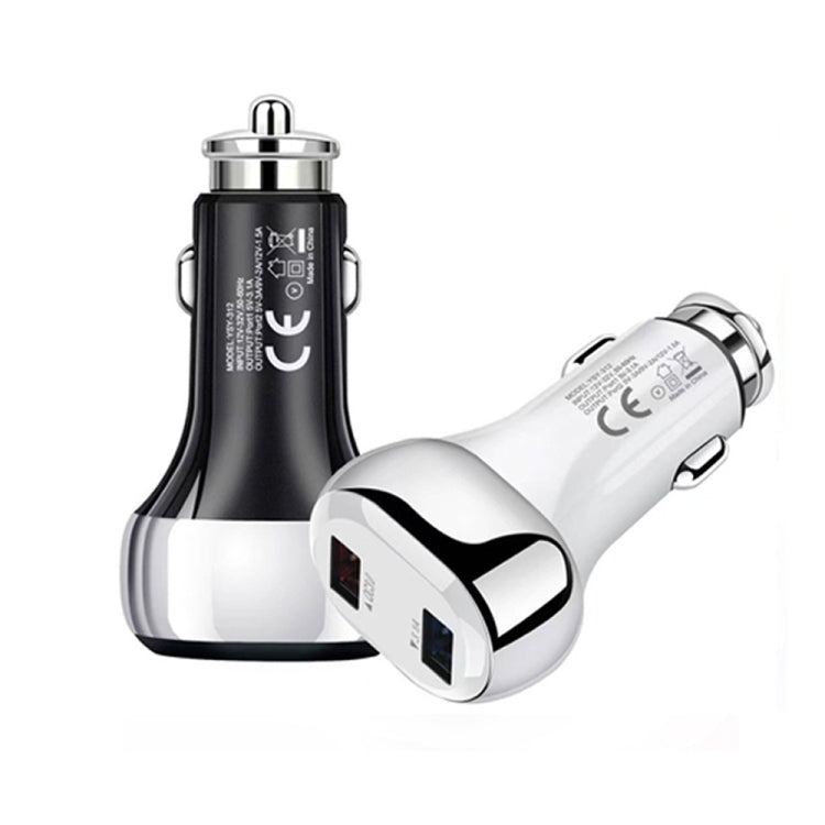 YSY-312 18W Portable QC3.0 Dual USB Mobile Phones and Tablet PCs Universal Car Charger, Car Charger