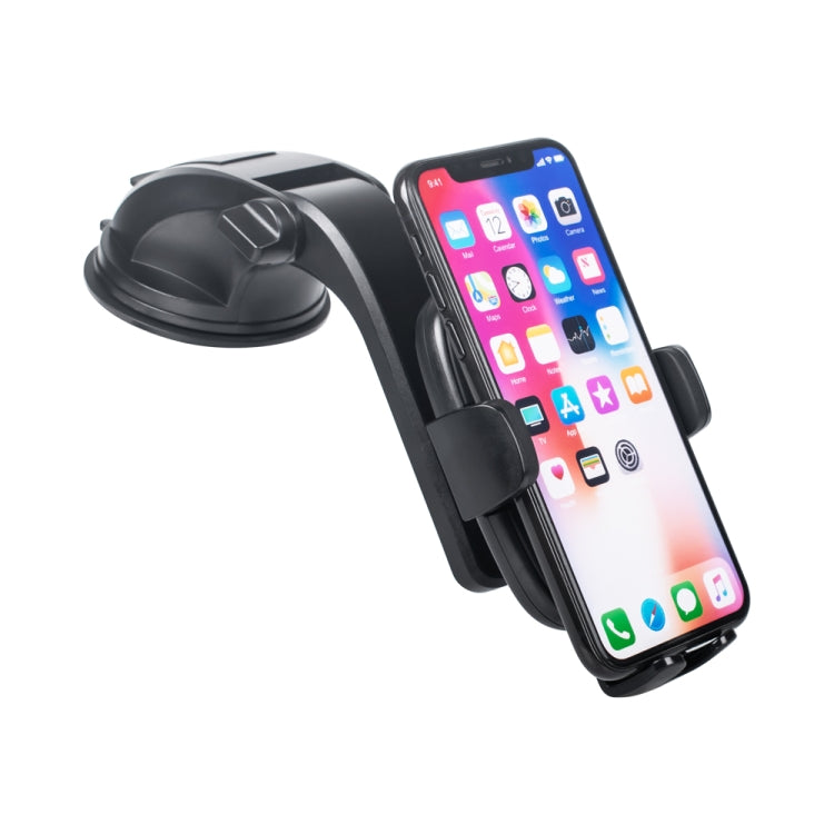Versatile Telescopic Car Phone Holder with Suction Mount for Desk and Windshield