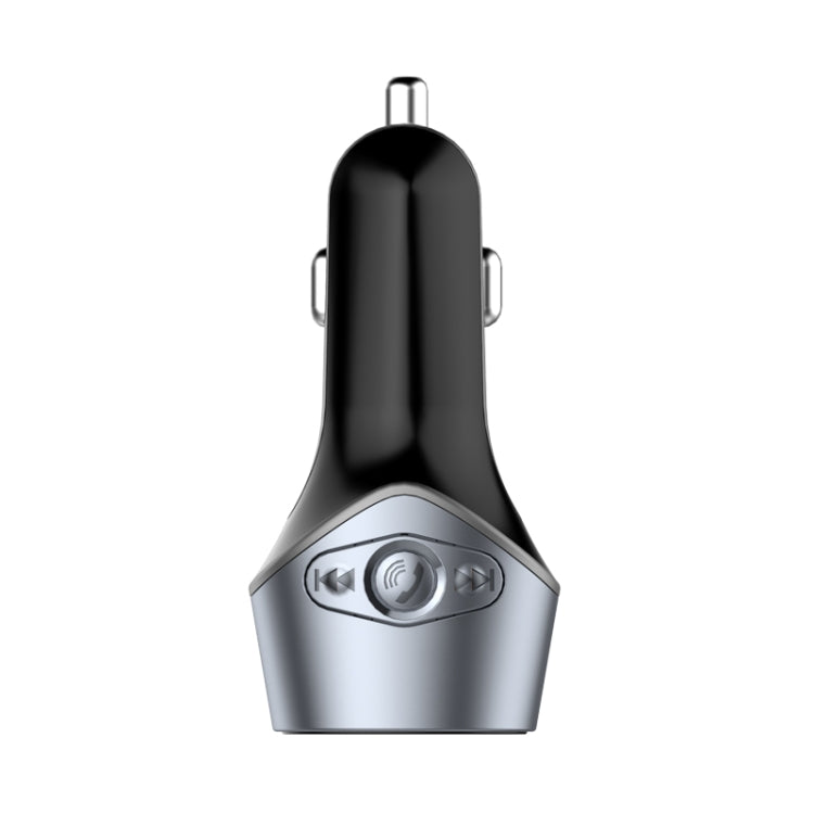 C5 Wireless Car Kit Hands-free LCD FM Transmitter 3.1A Dual USB MP3 Car Charger U Music Player, C5