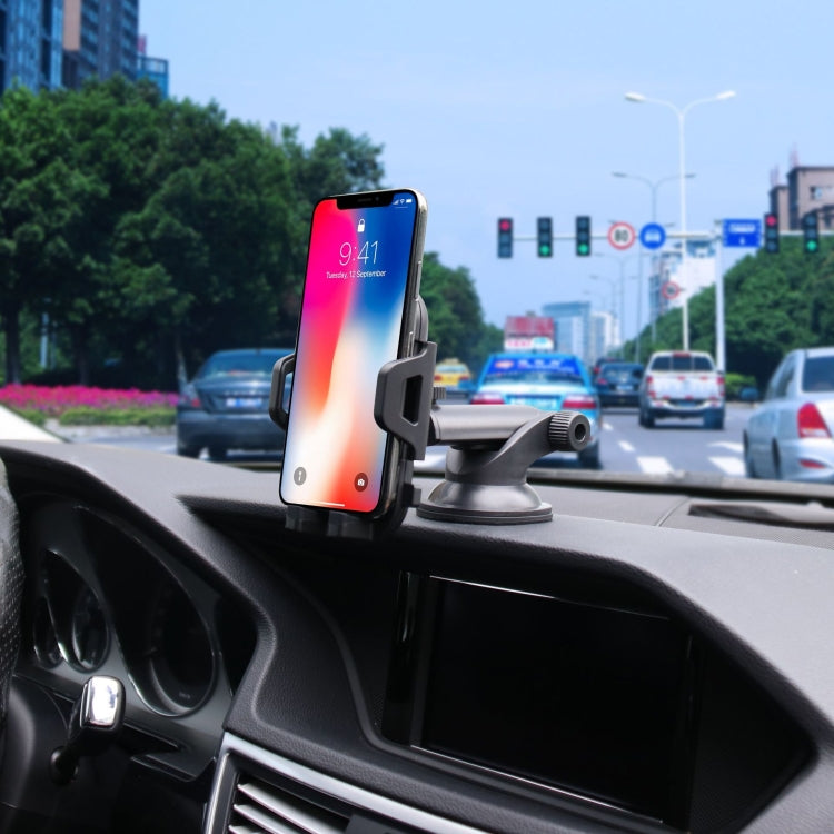 Versatile Windscreen Suction Cup Mobile Phone Holder for Cars – 360° Adjustable Mount