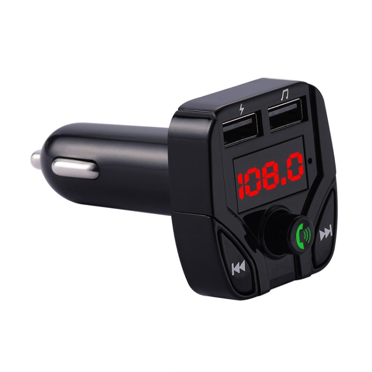 C4 Bluetooth MP3 Hands-free Car Device LCD FM Transmitter Dual USB Charger, C4