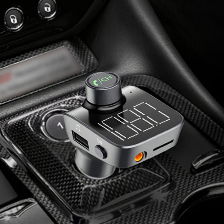 T15 Car MP3 Player Bluetooth FM Transmitter 5.0 Card Charger Phone Handsfree, T15