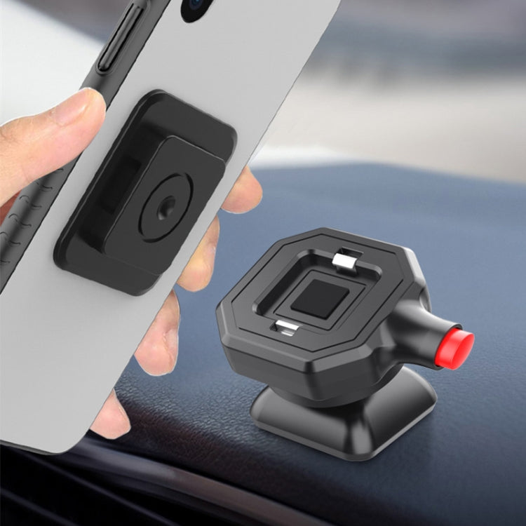Compact 360° Rotating iPad & Smartphone Wall Mount for Kitchen, Office, and Car Navigation