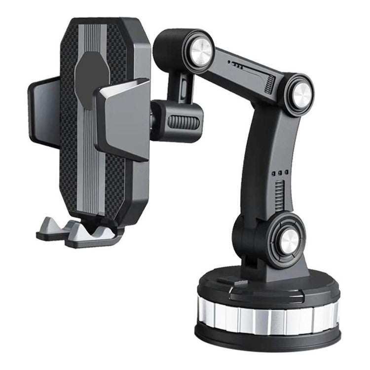 Versatile 360° Car Phone Holder with Suction Cup for Dashboards and Windscreens