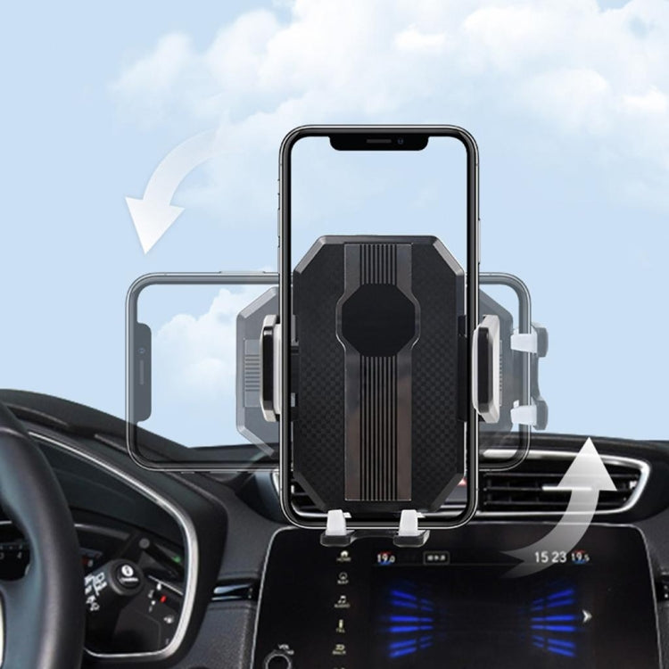 Versatile 360° Car Phone Holder with Suction Cup for Dashboards and Windscreens