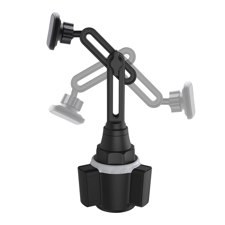 Magnetic Car Cup Holder for Mobile Phones - Adjustable Water Bottle Stand