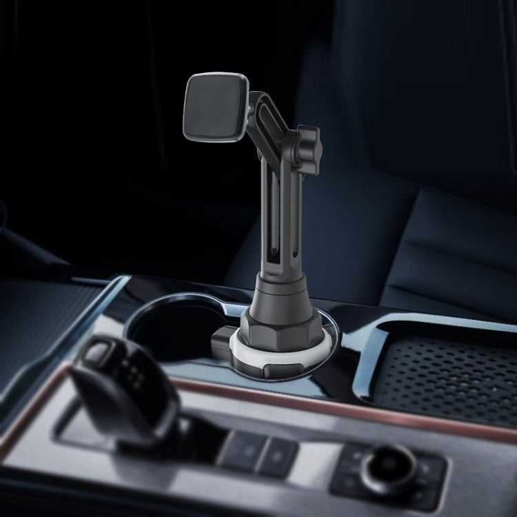 Magnetic Car Cup Holder for Mobile Phones - Adjustable Water Bottle Stand