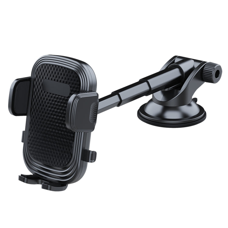 A190+X903 Adjustable Long Arm Car Phone Holder with Dashboard Sucker Mount