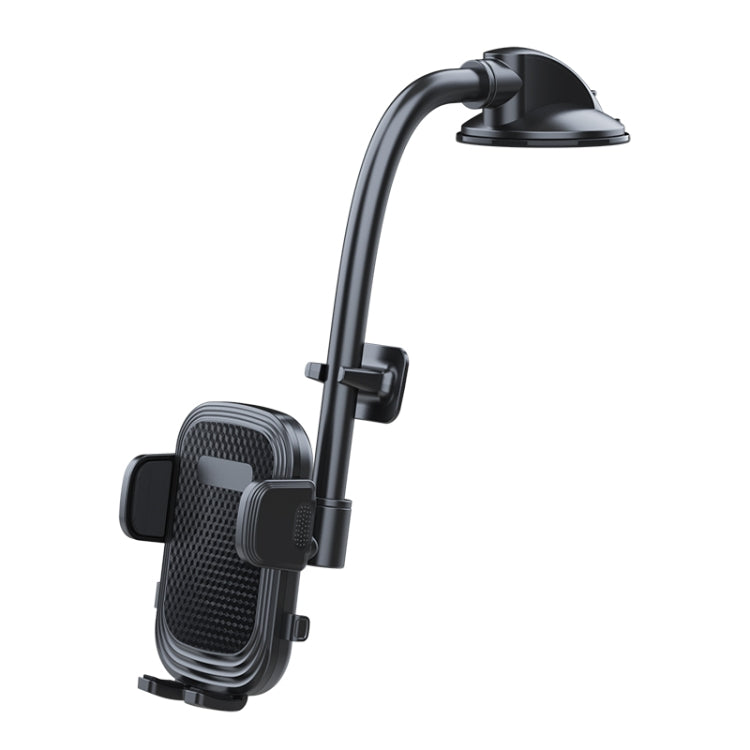 Versatile A190+X51 Car Phone Holder with Bendable Long Arm for Dashboard and Windshield