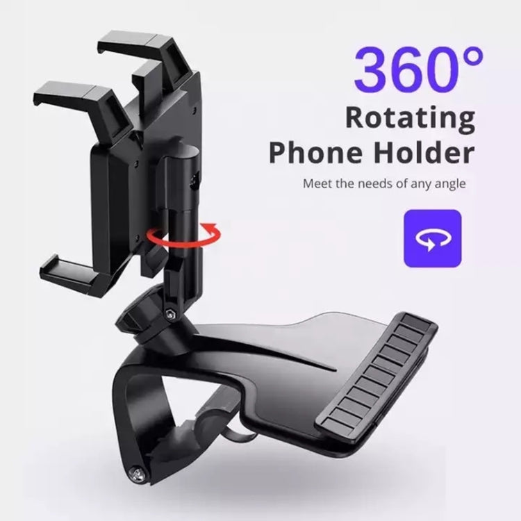 Universal 360-Degree Rotating Car Phone Mount for Dashboard and More