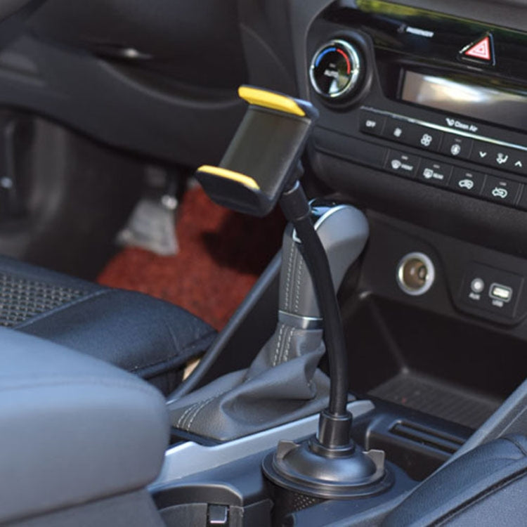 360-Degree Adjustable Car Cup Holder Phone Mount for Drinks and Devices