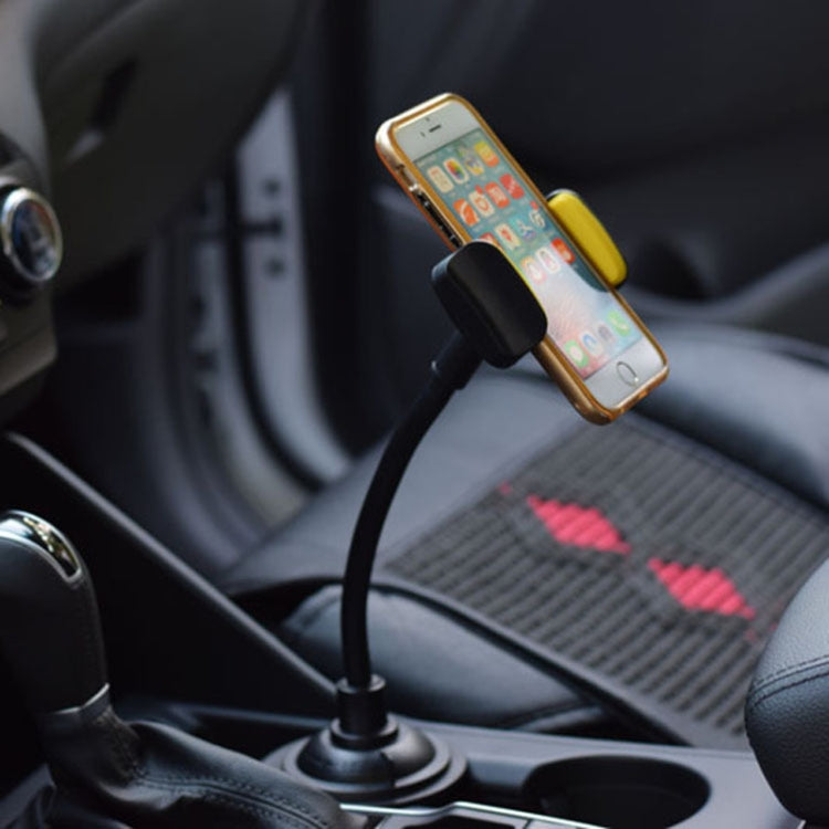 360-Degree Adjustable Car Cup Holder Phone Mount for Drinks and Devices