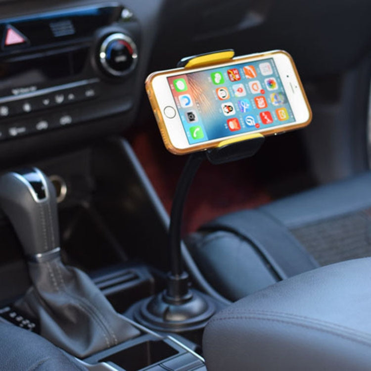 360-Degree Adjustable Car Cup Holder Phone Mount for Drinks and Devices