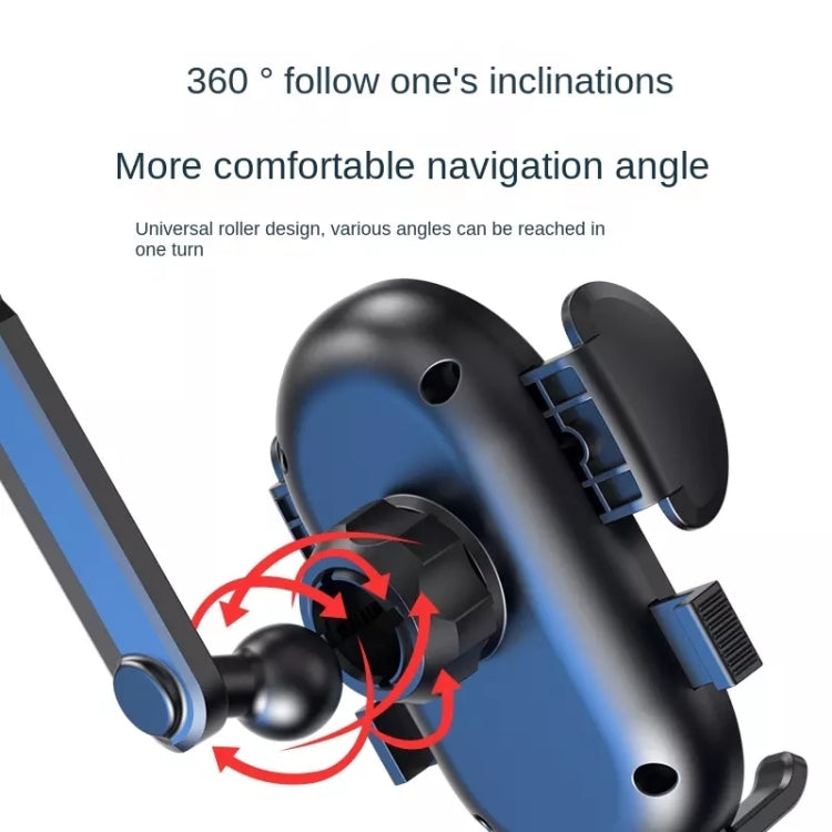 Versatile 360° Rotating Rearview Mirror Car Phone Cradle