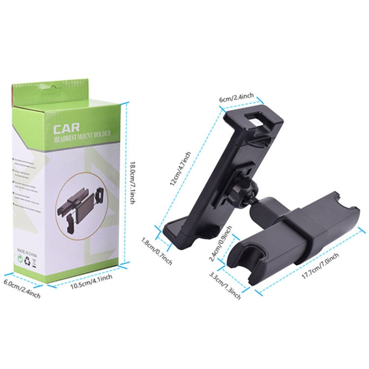 Universal Adjustable Tablet Holder for Car Back Seat – Secure Mount for 4.7-9.4 inch Devices