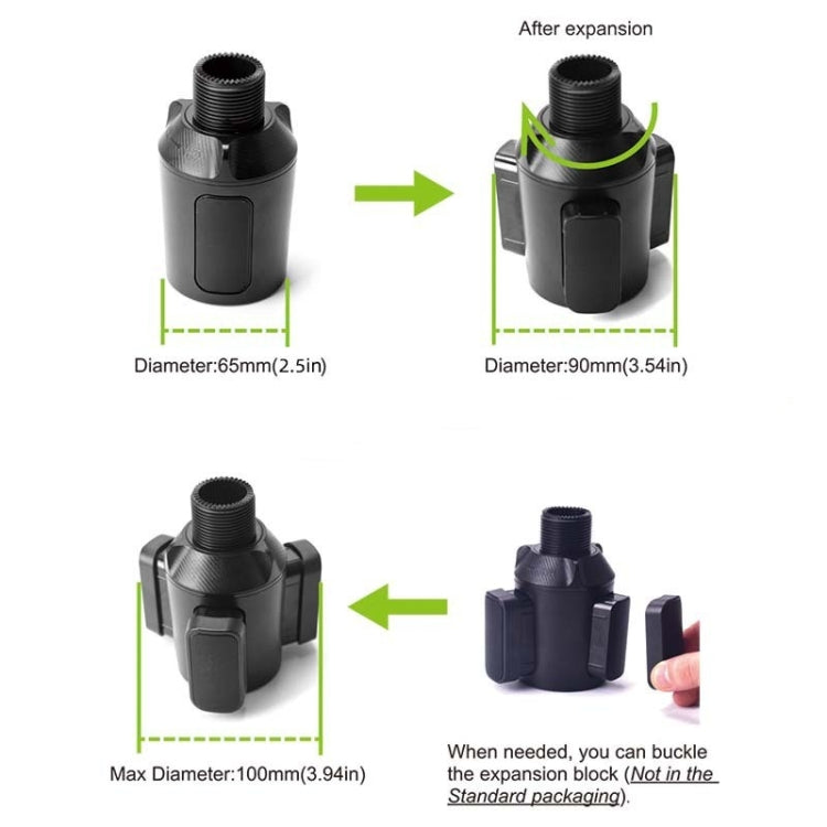 3-in-1 Adjustable Car Cup and Phone Holder Expander for Multiple Users