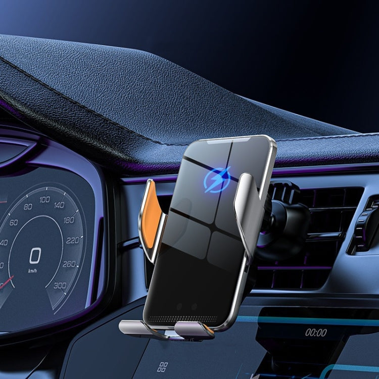 C9 Infrared Auto-Clamping Wireless Car Charger & Phone Holder with 360° Rotation