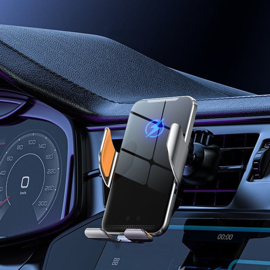 C9 Infrared Auto-Clamping Wireless Car Charger & Phone Holder with 360° Rotation