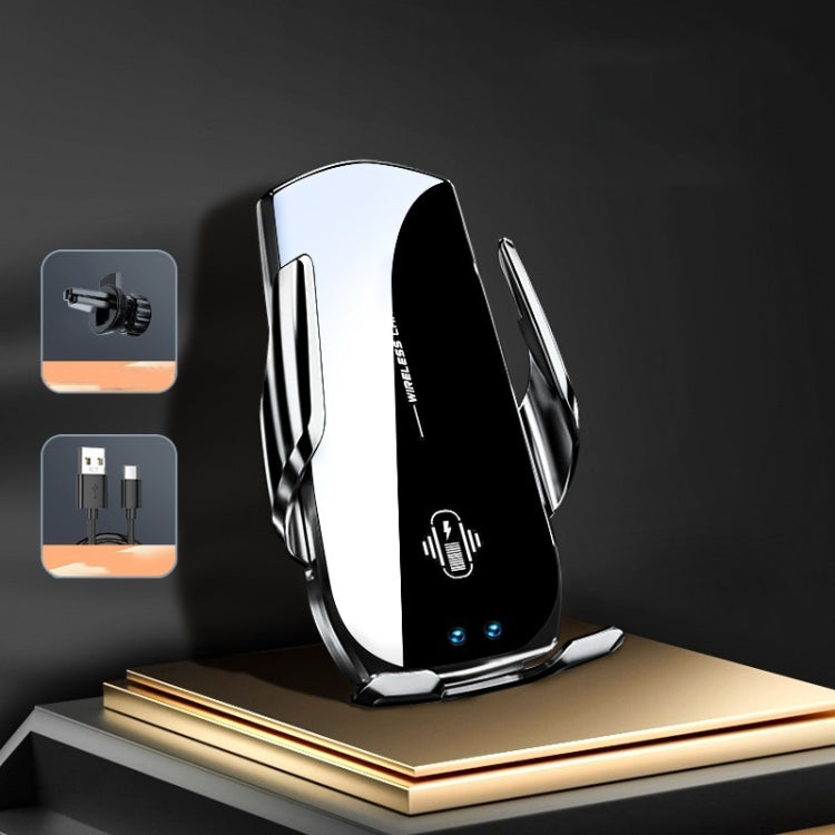 Magnetic 360° Rotary Wireless Car Charger & Phone Holder