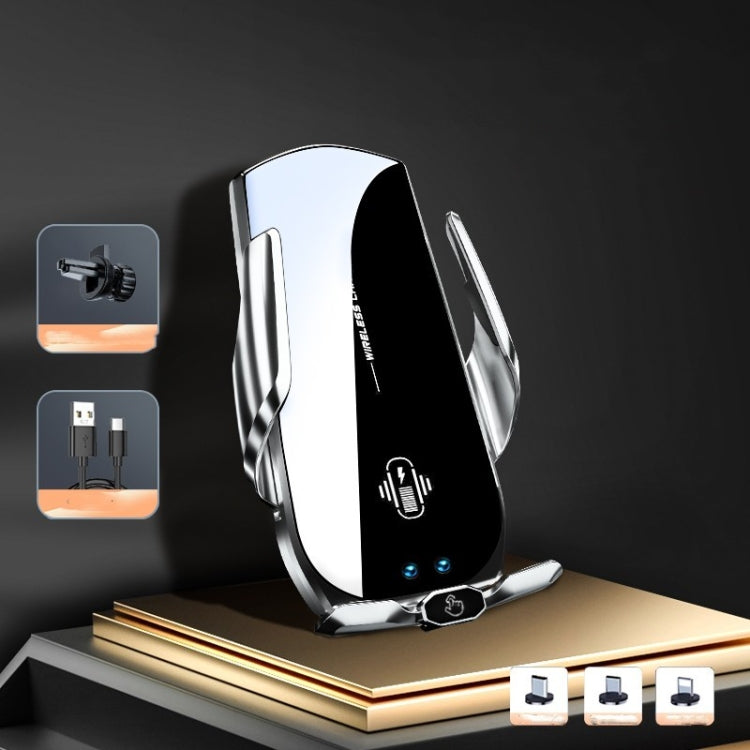 Smart Sensor Car Phone Holder with 15W Wireless Fast Charging