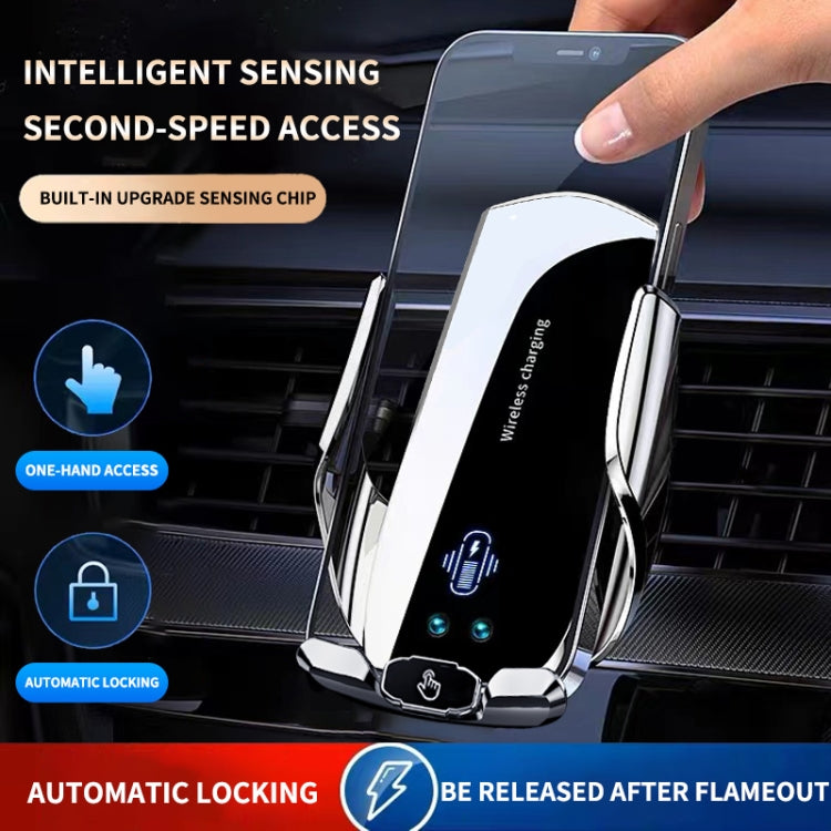 Smart Sensor Car Phone Holder with 15W Wireless Fast Charging