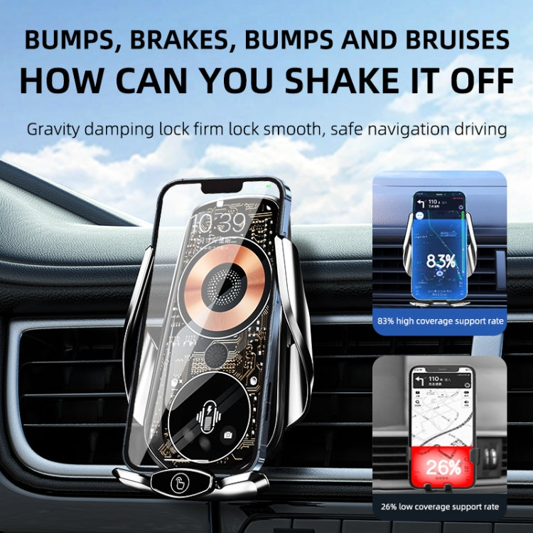 Magnetic Wireless Fast Charging Car Mount for Mobile Devices