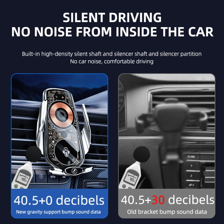 Magnetic Wireless Fast Charging Car Mount for Mobile Devices