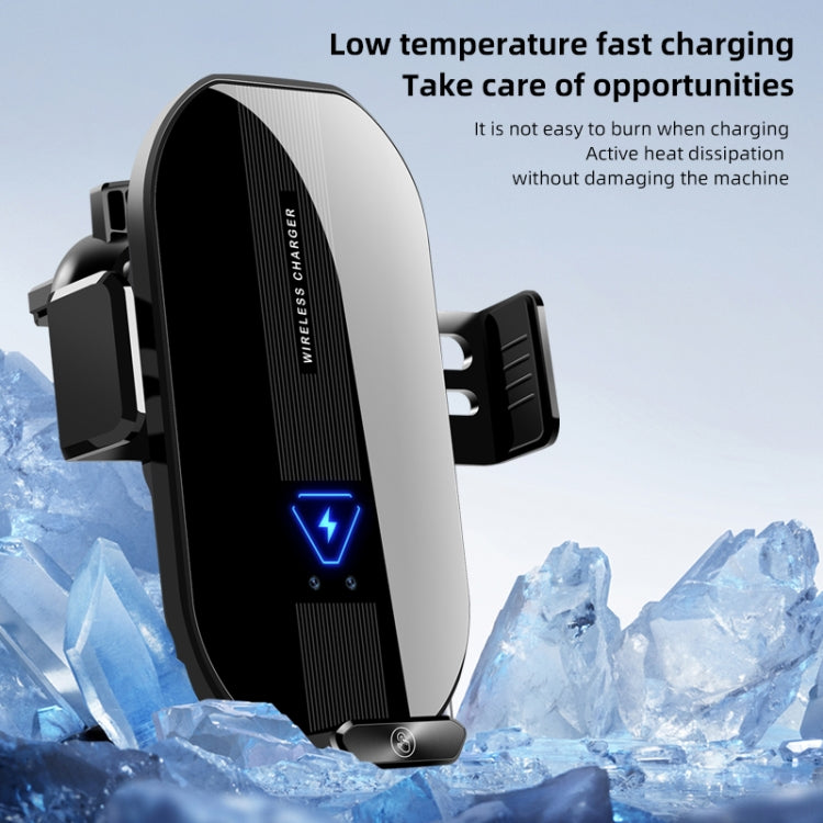 Ultra-Fast 15W Magnetic Wireless Car Charger with Auto-Sensitive Technology