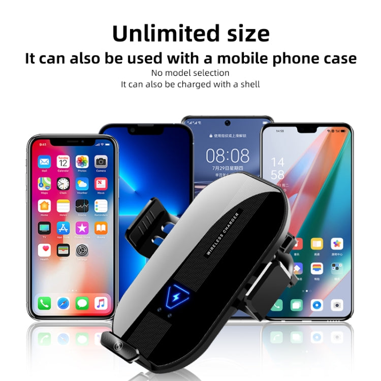 Ultra-Fast 15W Magnetic Wireless Car Charger with Auto-Sensitive Technology