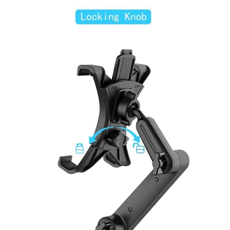 Universal Adjustable Car Tablet Mount with Rotating Shaft and Heavy Base for Cup Holders