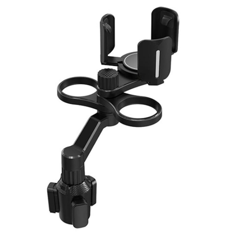 Adjustable Dual Round Car Cup Holder Expander for Drinks and Snacks - D03 Model