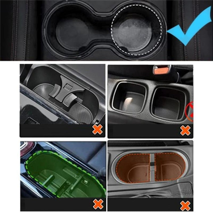 Adjustable Dual Round Car Cup Holder Expander for Drinks and Snacks - D03 Model