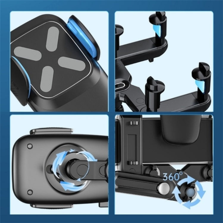 R010 Universal Vehicle Rearview Mirror Phone Holder Multifunctional Retractable Cell Phone Car Mount