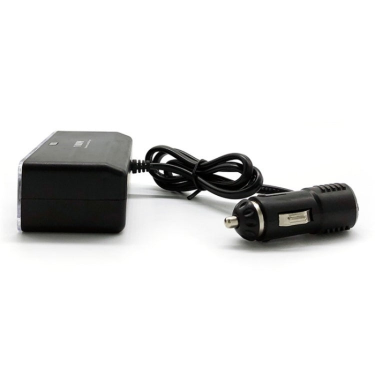 Dual USB Phone Charging Adapter Car Charger 2 Cigarette Lighter Sockets, Dual USB