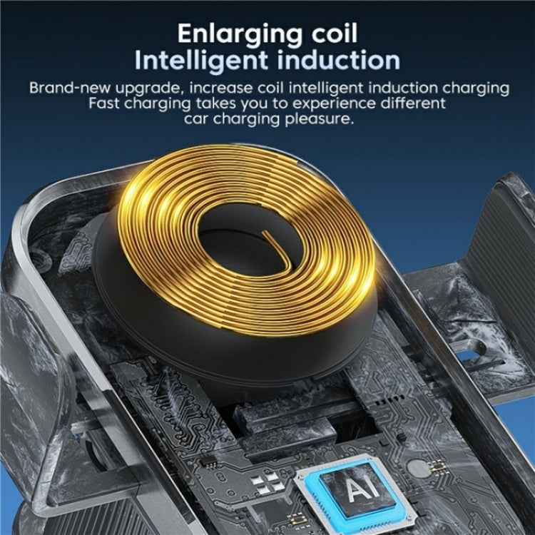 X12s Car Air Vent Wireless Charger 66W High Power Intelligent Induction Holder, X12s, X12s (Tarnish)