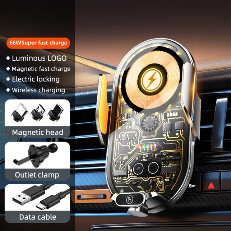 C23 66W Car Air Vent Phone Holder Wireless Charger