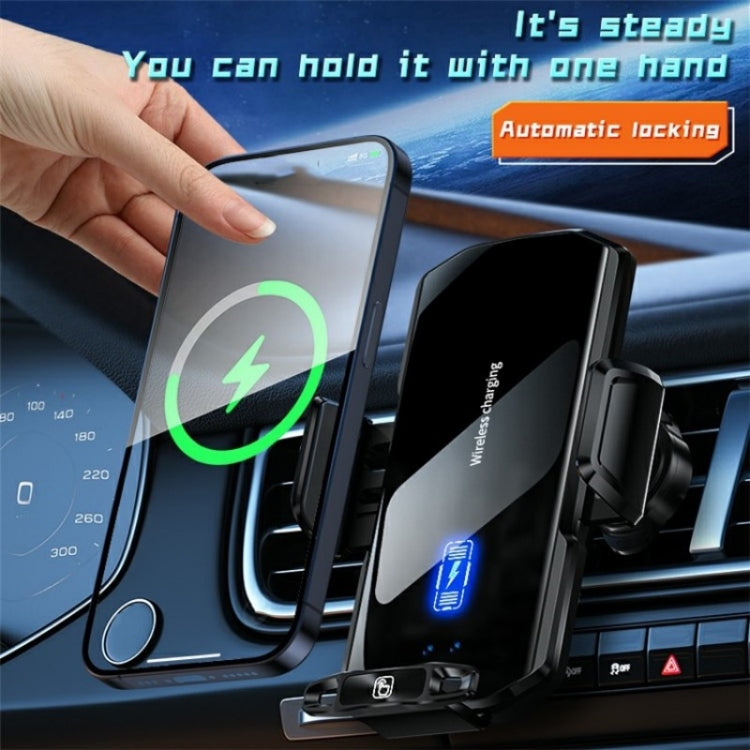 SD11 Car Mount Air Vent Phone Holder 15W Fast Charging Car Wireless Charger, SD11
