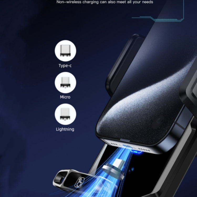 SD11 Car Mount Air Vent Phone Holder 15W Fast Charging Car Wireless Charger, SD11