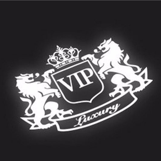 10 PCS Reflective Vinyl Car Stickers, Size:14x11cm, VIP