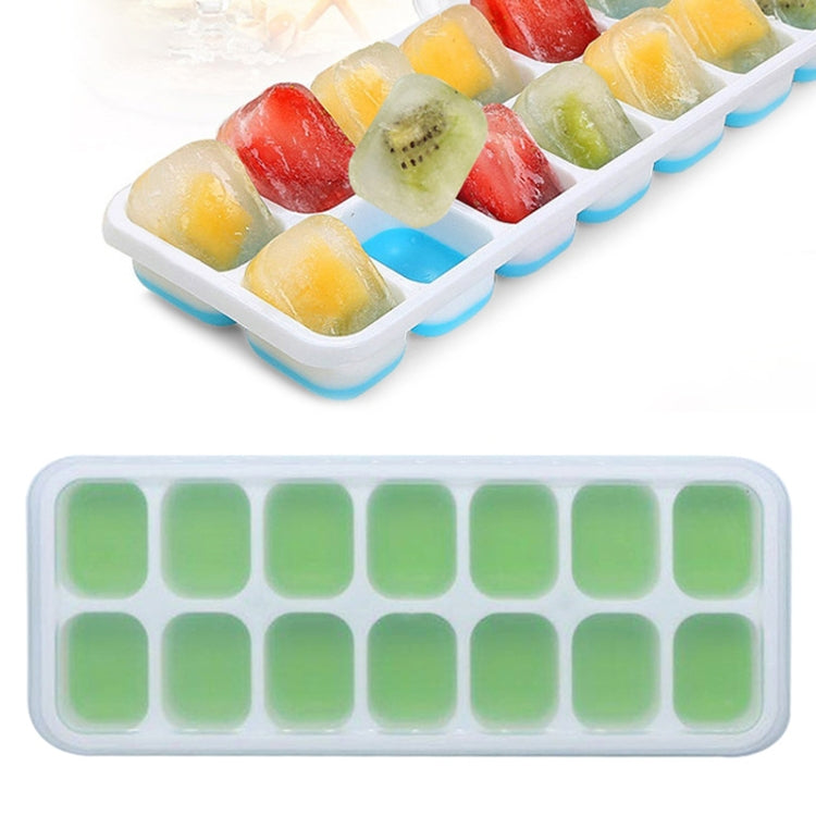 14 Grid Silicone Ice Grid Household Square Ice Grid Silicone Mold With Lid