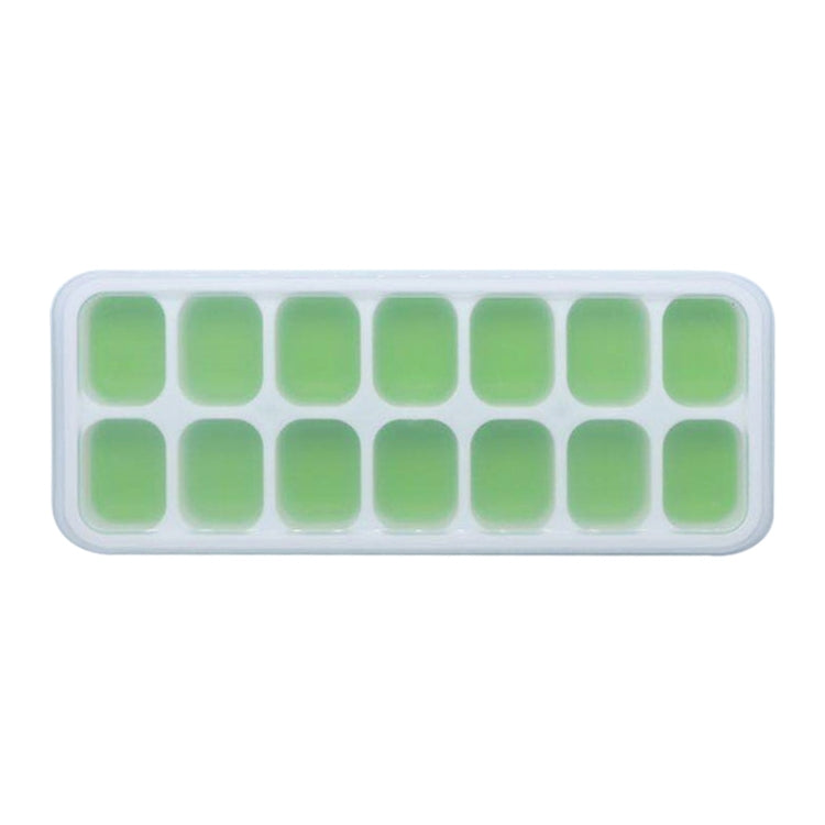 14 Grid Silicone Ice Grid Household Square Ice Grid Silicone Mold With Lid