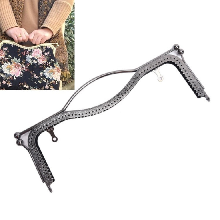20.5cm Concave Waist Embossed Lip Handle Luggage Hardware Accessories