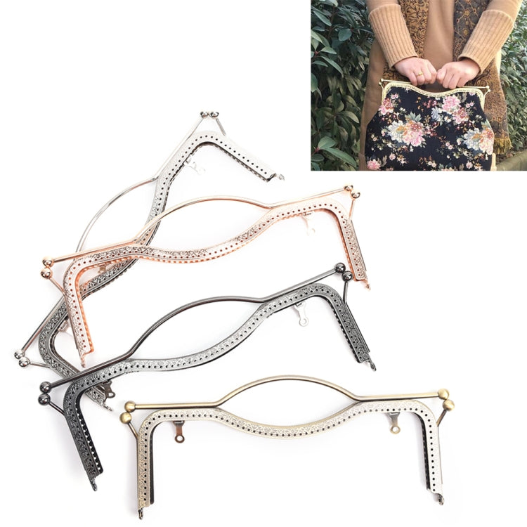20.5cm Concave Waist Embossed Lip Handle Luggage Hardware Accessories