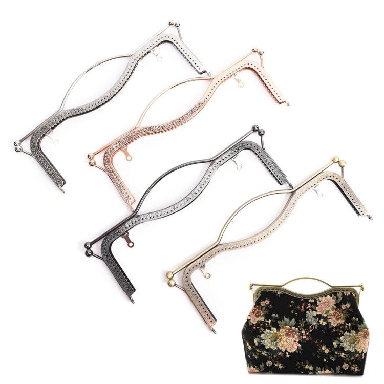 20.5cm Concave Waist Embossed Lip Handle Luggage Hardware Accessories