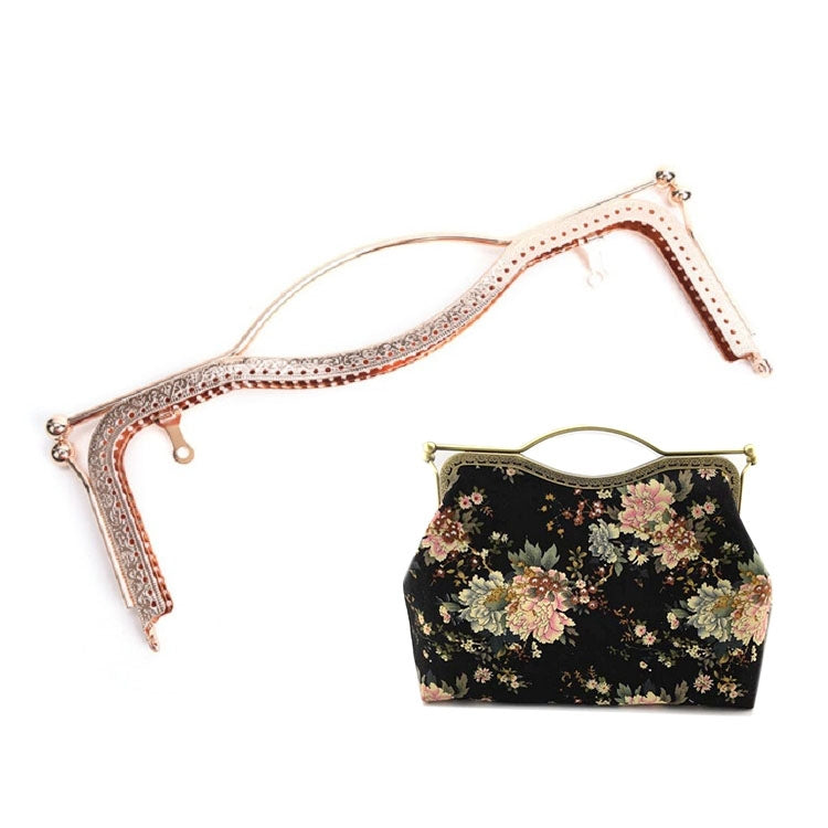 20.5cm Concave Waist Embossed Lip Handle Luggage Hardware Accessories
