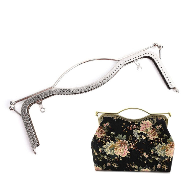 20.5cm Concave Waist Embossed Lip Handle Luggage Hardware Accessories