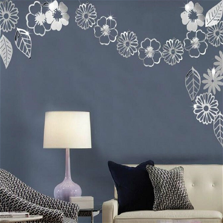 Hollow Flowers Leaves Wall Applique String Decoration Wedding Birthday Party Holiday Decoration
