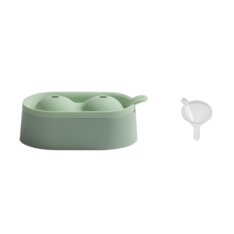Ice Ball Mold Food Grade Silicone Ice Grid Double Ball Ice Making Mold